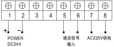 接點信號輸入音響報警器接線圖 接點信號輸入音響報警器接線圖