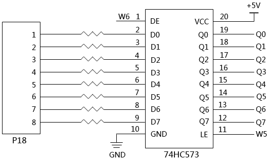 75HC573驅(qū)動(dòng)數(shù)碼管 75HC573驅(qū)動(dòng)數(shù)碼管