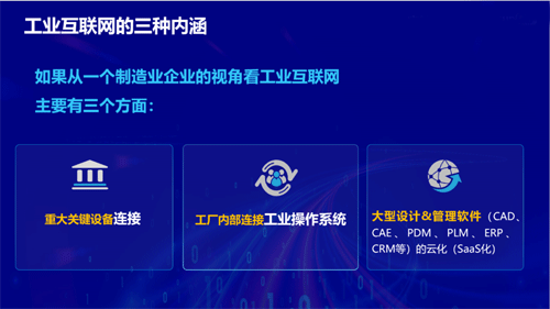 工業互聯網的三種內涵 工業互聯網的三種內涵