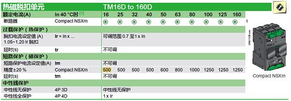 熱磁塑殼斷路器NSXm63TMD16 熱磁塑殼斷路器NSXm63TMD16