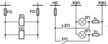 直流母線電壓監(jiān)視裝置電路圖 直流母線電壓監(jiān)視裝置電路圖